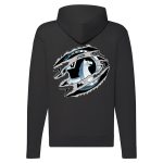 VAUXHALL CIPZÁRAS FEKETE KAPUCNIS PULÓVER