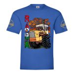 RÁBA STEIGER FELIRATOS KÉK PÓLÓ