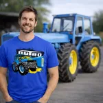 Nagy DUTRA TRAKTOROS PÓLÓ KÉK