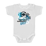 TRABANT FEHÉR  baba body szett rövid