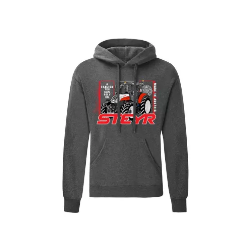 Steyr Kapucnis pulóver sötétszürke