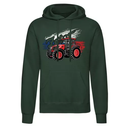 Zetor C. 170 Kapucnis pulóver zöld