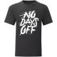 No Days off Fekete póló