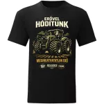 Erővel hódítunk fekete póló (Magyar szöveggel)