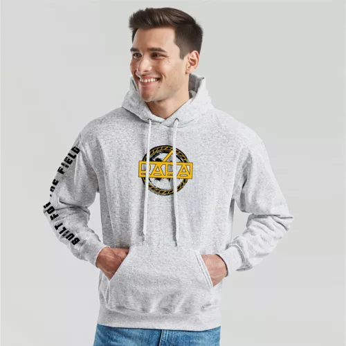 Rába Style kenguruzsebes pulóver világosszürke színben