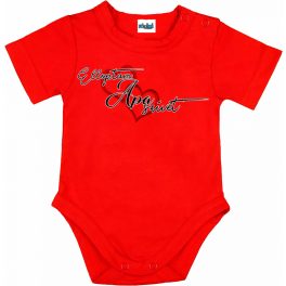 ELLOPTAM APA SZÍVÉT! Baba body rövid ujjú piros