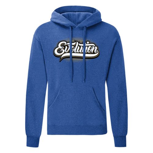 Evolution Kék kenguruzsebes pulóver