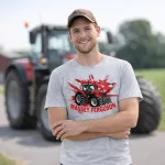 MASSEY FERGUSON TRAKTOROS PÓLÓ SZÜRKE