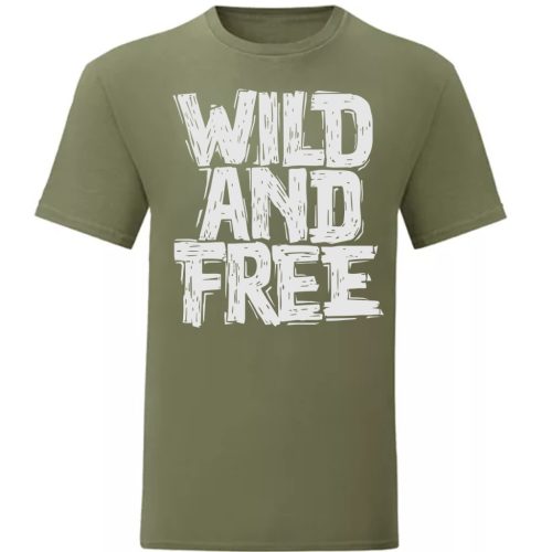 Wild and Free Zöld póló