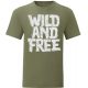 Wild and Free Zöld póló