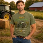 Igazi paraszti élet zöld póló (Magyar szöveggel)