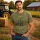 Igazi paraszti élet zöld póló (Magyar szöveggel)