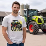 Claas Axion új szürke póló