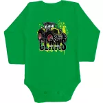 Claas Axion BABY BODY zöld hosszú újjú + Nadrág és Zokni