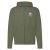 MG CIPZÁRAS ZÖLD KAPUCNIS PULÓVER