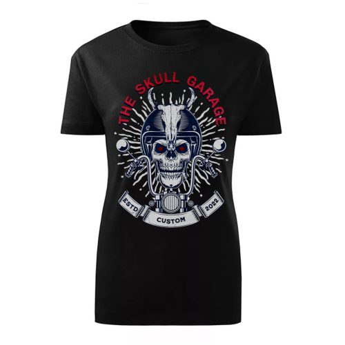 THE SKULL GARAGE FEKETE NŐI PÓLÓ 