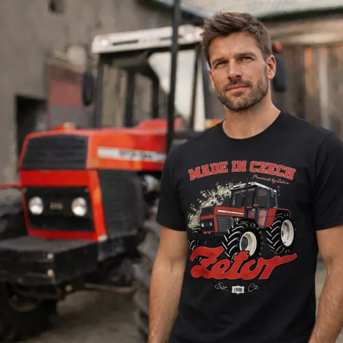 Zetor 10245 fekete Traktoros póló