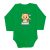CICÁS HOSSZÚ UJJÚ BABA BODY ZÖLD
