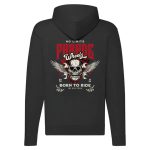 PARADE MOTOROS FEKETE CIPZÁRAS PULÓVER