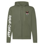 A Soliders... cipzáras pulóver (zöld)