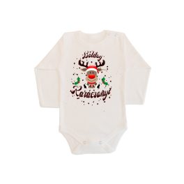BOLDOG KARÁCSONYT BABA BODY Hosszú ujjú