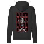 NO BIKE NO LIFE MOTOROS FEKETE CIPZÁRAS PULÓVER