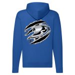 LADA CIPZÁRAS KÉK KAPUCNIS PULÓVER