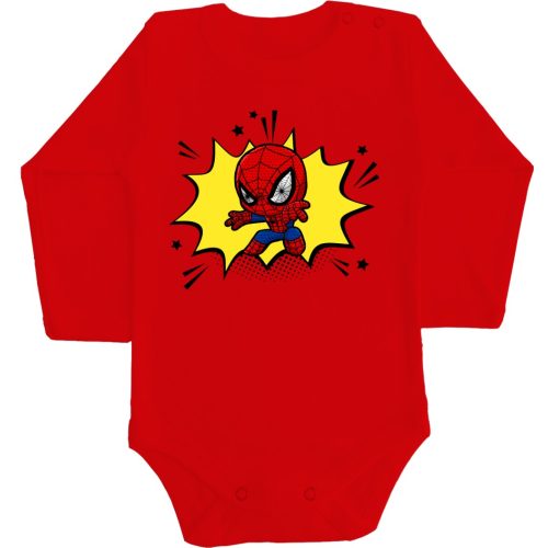 Pókember Baby Body piros