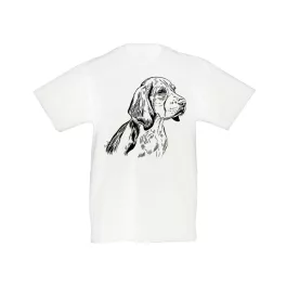 BEAGLE FEHÉR GYEREK PÓLÓ