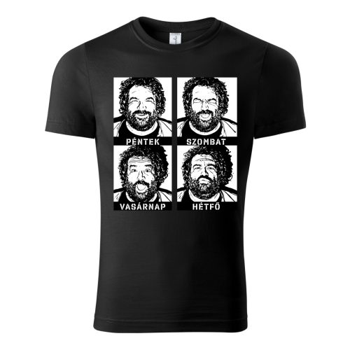 Péntek-Szombat... fekete póló