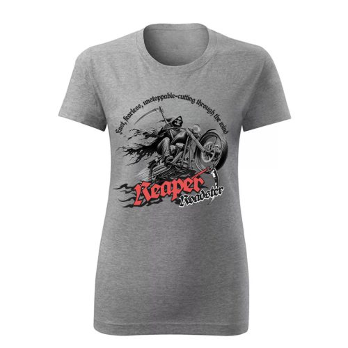 REAPER ROADSTER MOTOROS SZÜRKE NŐI PÓLÓ