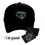 Fendt FEKETE  CSERÉLHETŐ TAPASZOS BASEBALL SAPKA 
