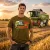 CLAAS DOMINATOR TRAKTOROS PÓLÓ SÖTÉTBARNA