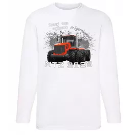 MTZ-3623- SEMMI SEM ERŐSEBB....Póló HOSSZÚ UJJÚ FEHÉR
