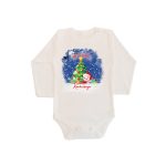 BOLDOG KARÁCSONYT BABA BODY KISLÁNY  Hosszú ujjú