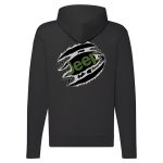 JEEP CIPZÁRAS FEKETE KAPUCNIS PULÓVER