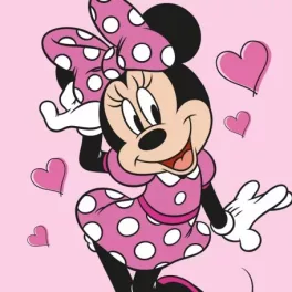   Disney Minnie Mágikus, Kéztörlő arctörlő, törölköző 30*30cm