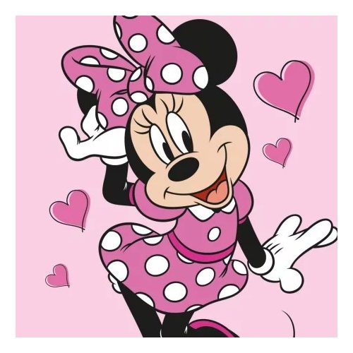 Disney Minnie Mágikus, Kéztörlő arctörlő, törölköző 30*30cm