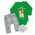 Macis Hosszú ujjú zöld body + nadrág  