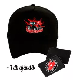  Massey Ferguson FEKETE  CSERÉLHETŐ TAPASZOS BASEBALL SAPKA 