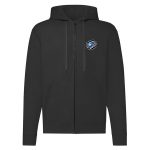 SUBARU CIPZÁRAS FEKETE KAPUCNIS PULÓVER