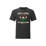 Békét a szívbe női póló (fekete)