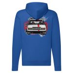 LADA 2107 CIPZÁRAS KÉK KAPUCNIS PULÓVER 