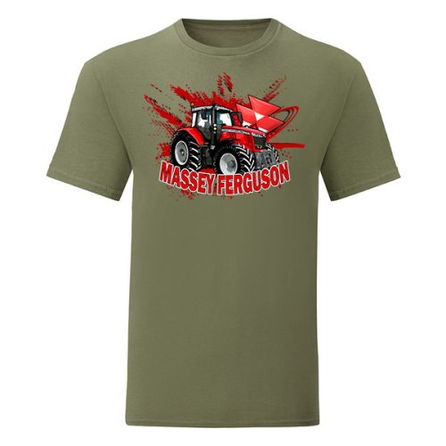 MASSEY FERGUSON TRAKTOROS PÓLÓ ZÖLD