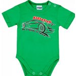 Szeretlek Apa, de a verda az enyém! Baba body zöld