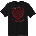 WILL YOU BE MY TRACTOR? FEHÉR RÖVID UJJÚ PÓLÓ