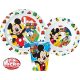 Disney Mickey műanyag, étkészlet micro szett