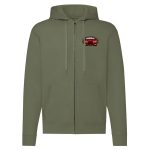 BMW E36 CIPZÁRAS ZÖLD KAPUCNIS PULÓVER 