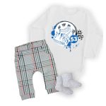 VOLKSWAGEN KÉK BOGÁR (käfer) baba body szett hosszú