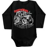 Szeretlek Apa , de a Traktor az Enyém! Baba body zöld  HOSSZÚ UJJÚ